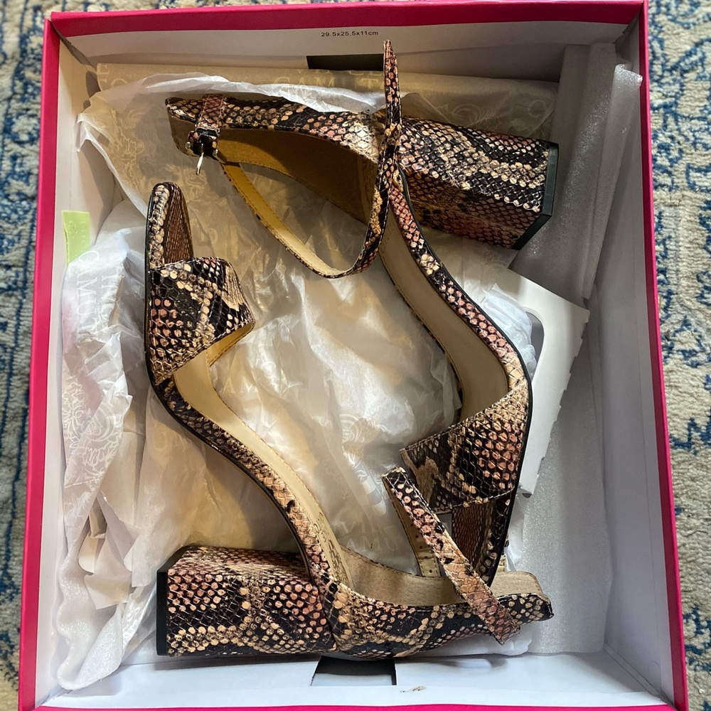 Snakeskin heels